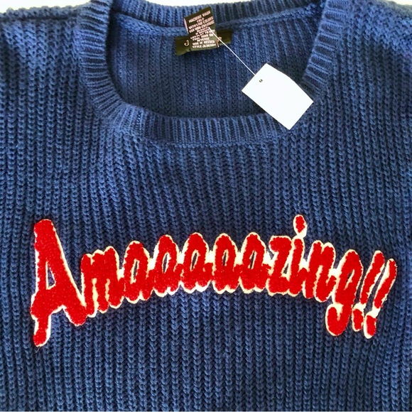 NWT Hooked Up by L.O.T. Women’s Knit Amaaaaazing!! Sweater - Picture 8 of 8